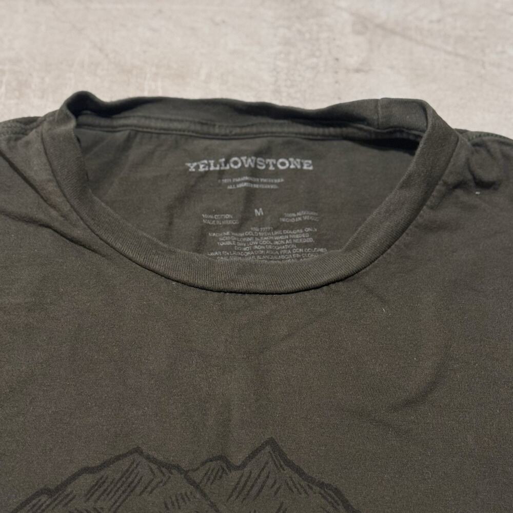 Yellowstone Ranch Size M Green T-Shirt Don’t Make Me Send Rip Womens - Picture 4 of 4